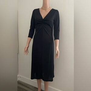H&M Black Midi Dress